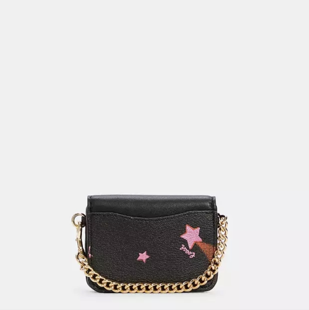 Poppy Crossbody With Card Case With Disco Star Print - Picture 8 of 9